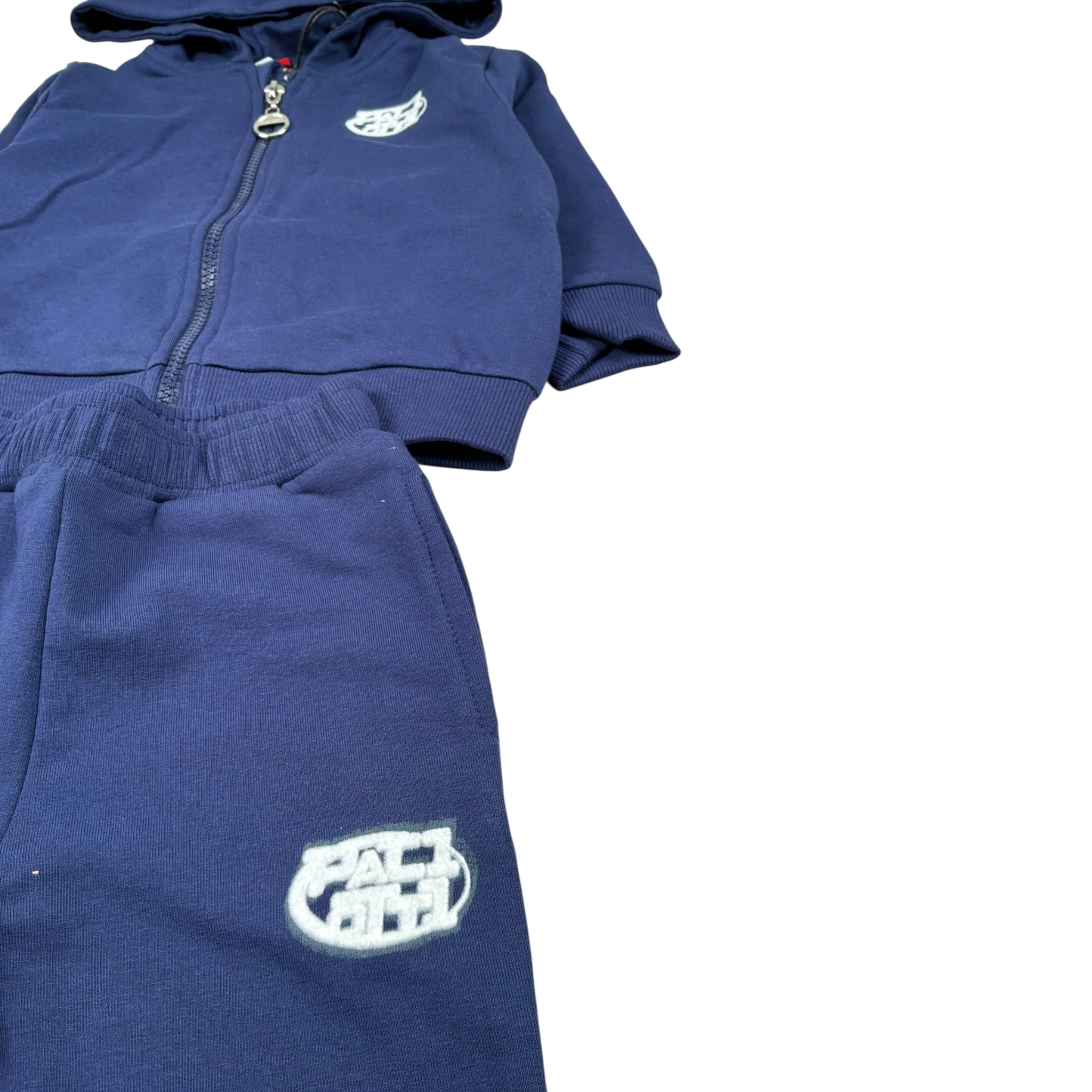 Cesare Paciotti Completo 2 Pezzi Felpa-Pantalone tinta unita Blu per Neonato COMP6311B BLU CESARE PACIOTTI 