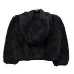 Cesare Paciotti Giubbino Modello Pelliccia con Zip E Cappuccio Nero per Neonato GBP6305BN NERO CESARE PACIOTTI 