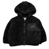 Cesare Paciotti Giubbino tinta unita con Zip Cappuccio Nero per Neonato GBP6305N NERO CESARE PACIOTTI 