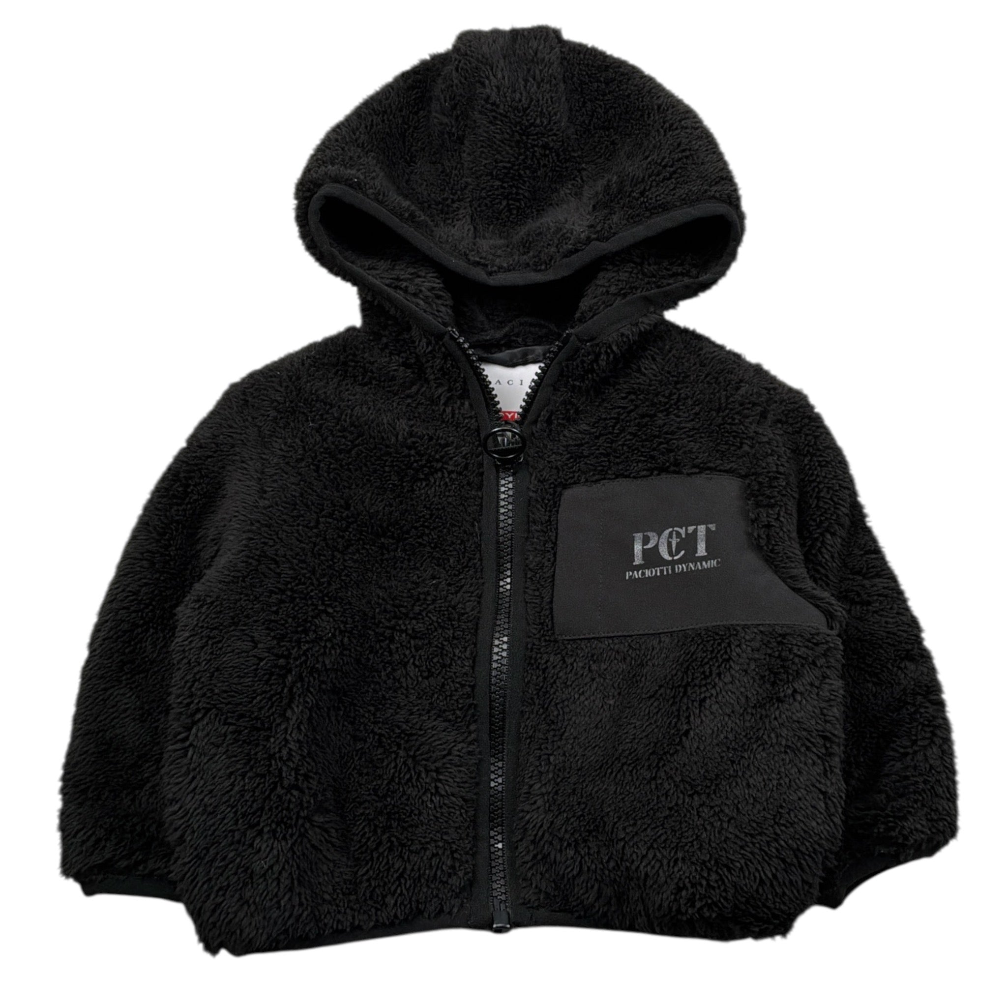 Cesare Paciotti Giubbino tinta unita con Zip Cappuccio Nero per Neonato GBP6305N NERO CESARE PACIOTTI 