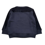 Cesare Paciotti Felpa Chiusa Girocollo tinta unita con Logo Blu per Bambino MFP6350BX BLU CESARE PACIOTTI 