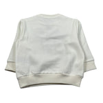 Cesare Paciotti Felpa Chiusa Girocollo tinta unita con Stampe Panna per Neonato MFP6358B PANNA CESARE PACIOTTI 