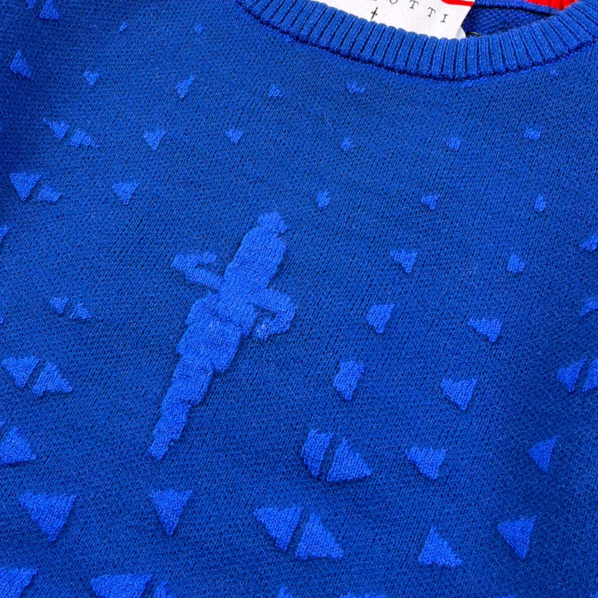 Cesare Paciotti Maglia tinta unita Girocollo Blu per Neonato MGP6350B BLU CESARE PACIOTTI 