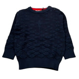 Cesare Paciotti Maglia tinta unita Girocollo Blu per Neonato MGP6350BX BLU CESARE PACIOTTI 