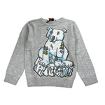 Cesare Paciotti Maglia tinta unita con Stampa Grigio per Bambino MGP6355B GRIGIO CESARE PACIOTTI 
