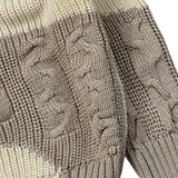 Cesare Paciotti Maglia Girocollo Bicolore Beige per Bambino MGP6358BX BEIGE CESARE PACIOTTI 