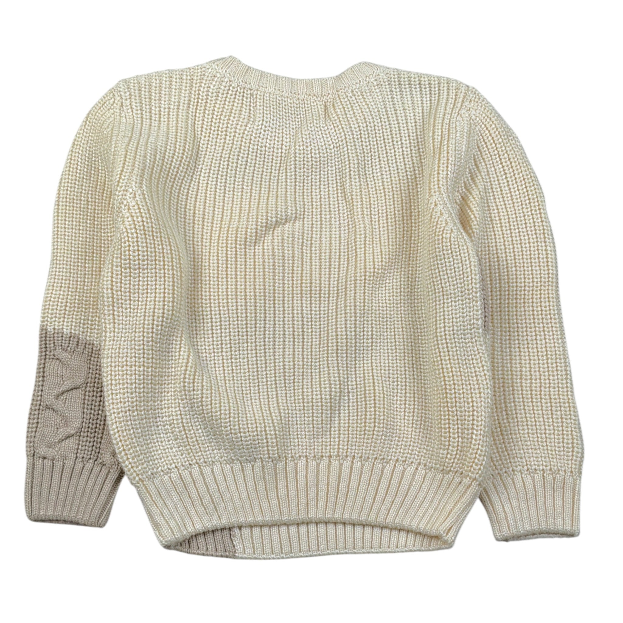 Cesare Paciotti Maglia Girocollo Bicolore Beige per Bambino MGP6358BXXXJ BEIGE CESARE PACIOTTI 