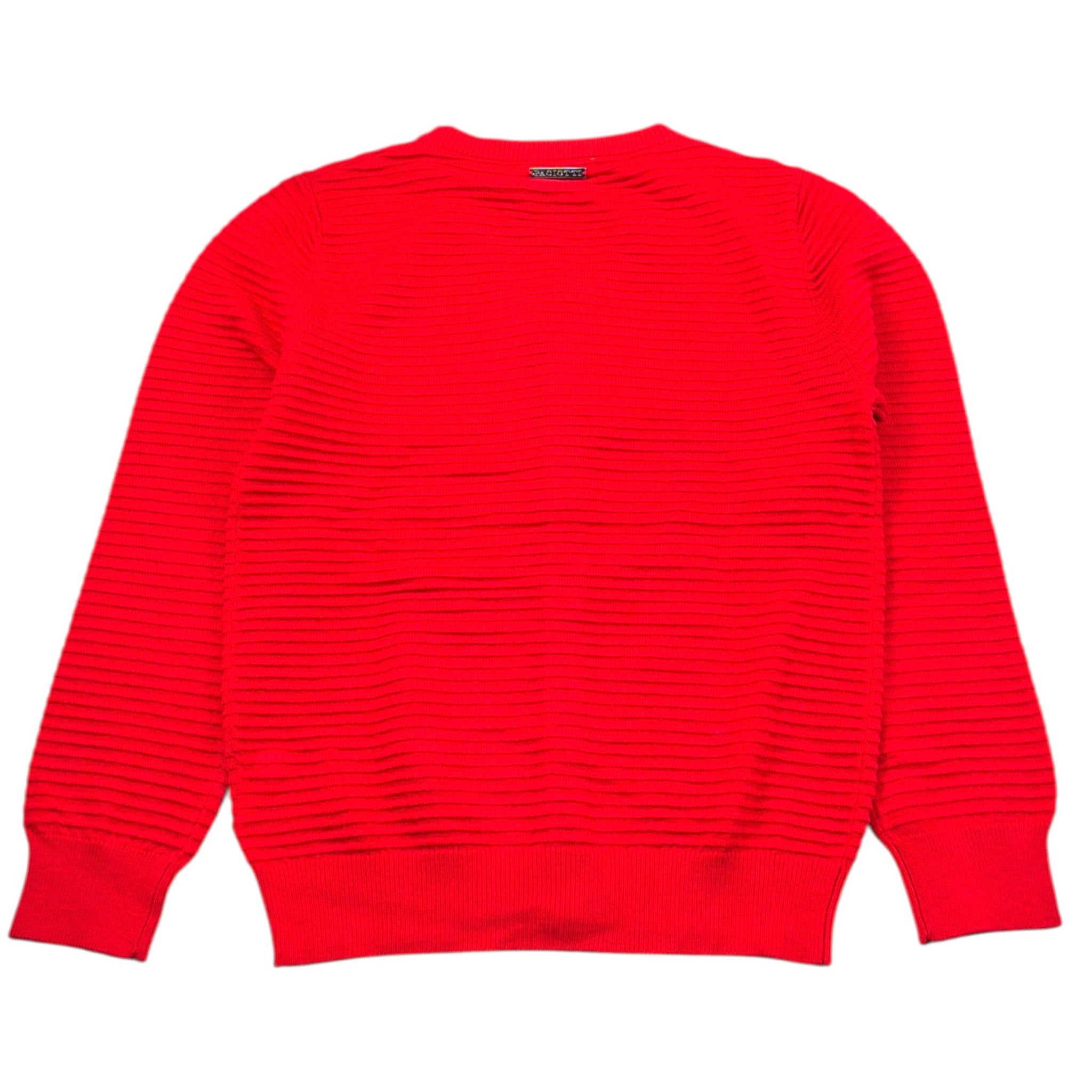 Cesare Paciotti Cardigan tinta unita con Stampa Rosso per Bambino MGP6360B ROSSO CESARE PACIOTTI 