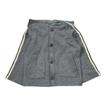 Cesare Paciotti Felpa tinta unita con Cappuccio E Bottoni Grigio per Neonato MGP6361B GRIGIO CESARE PACIOTTI 