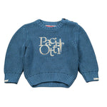 Cesare Paciotti Maglia Girocollo Bicolore Azzurro per Neonato MGP6363B AZZURRO CESARE PACIOTTI 