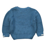 Cesare Paciotti Maglia Girocollo Bicolore Azzurro per Neonato MGP6363B AZZURRO CESARE PACIOTTI 