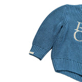 Cesare Paciotti Maglia Girocollo Bicolore Azzurro per Neonato MGP6363B AZZURRO CESARE PACIOTTI 