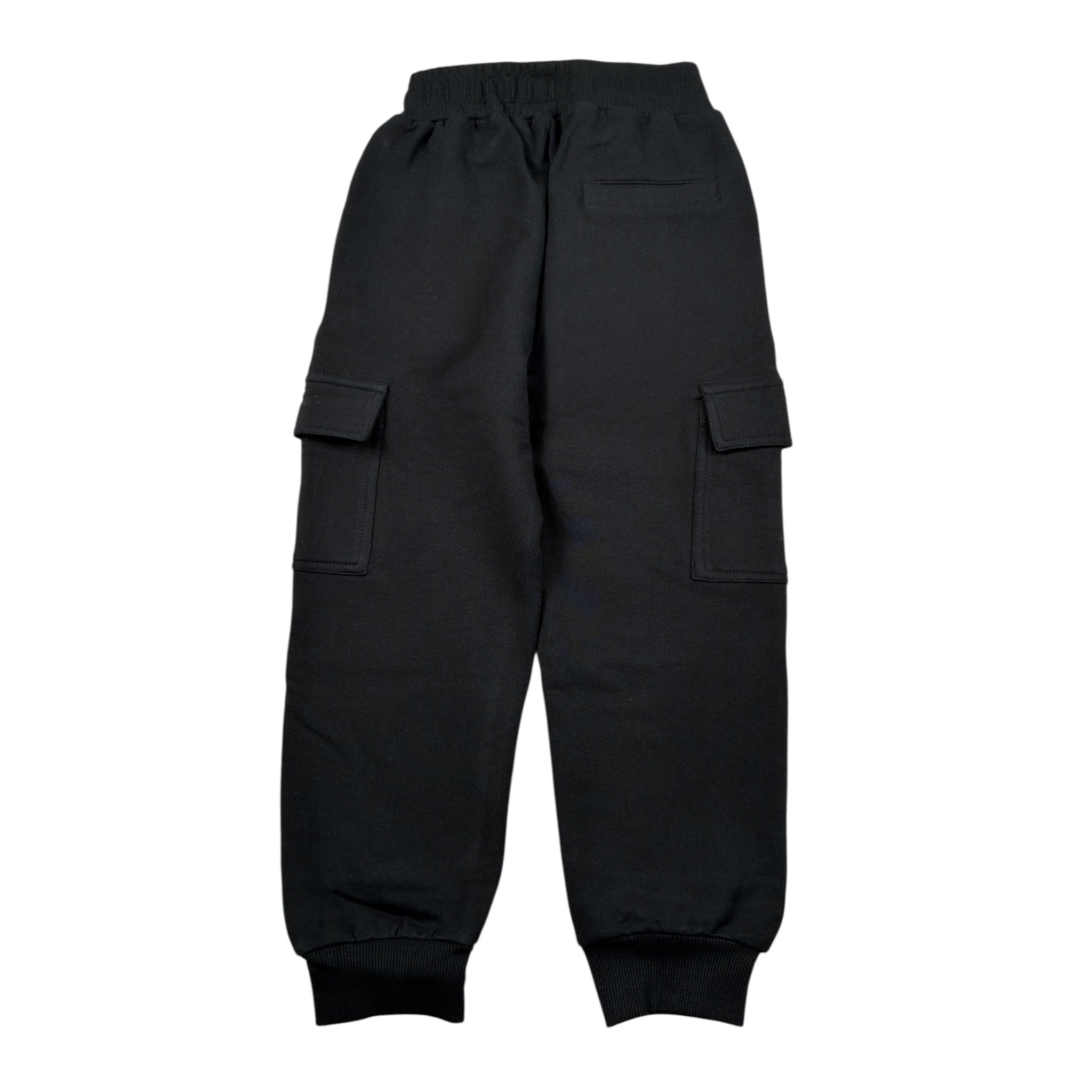 Cesare Paciotti Pantalone Tuta tinta unita Nero per Bambino PFP6301BXX NERO CESARE PACIOTTI 