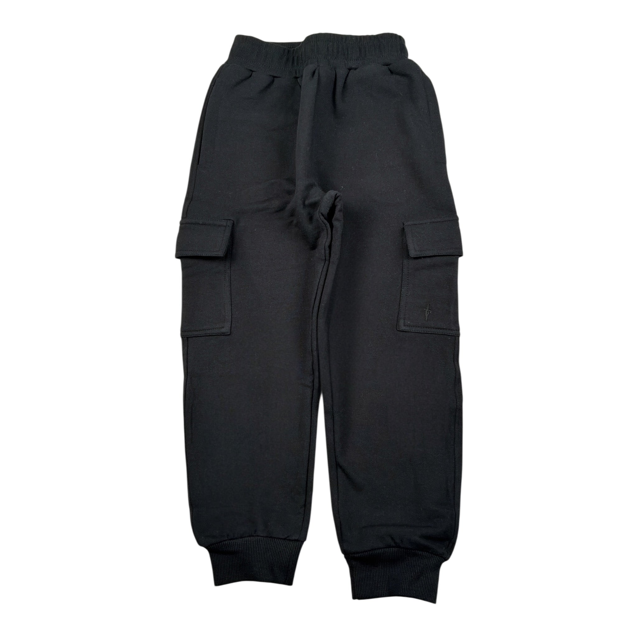 Cesare Paciotti Pantalone Tuta tinta unita Nero per Bambino PFP6301BXX NERO CESARE PACIOTTI 