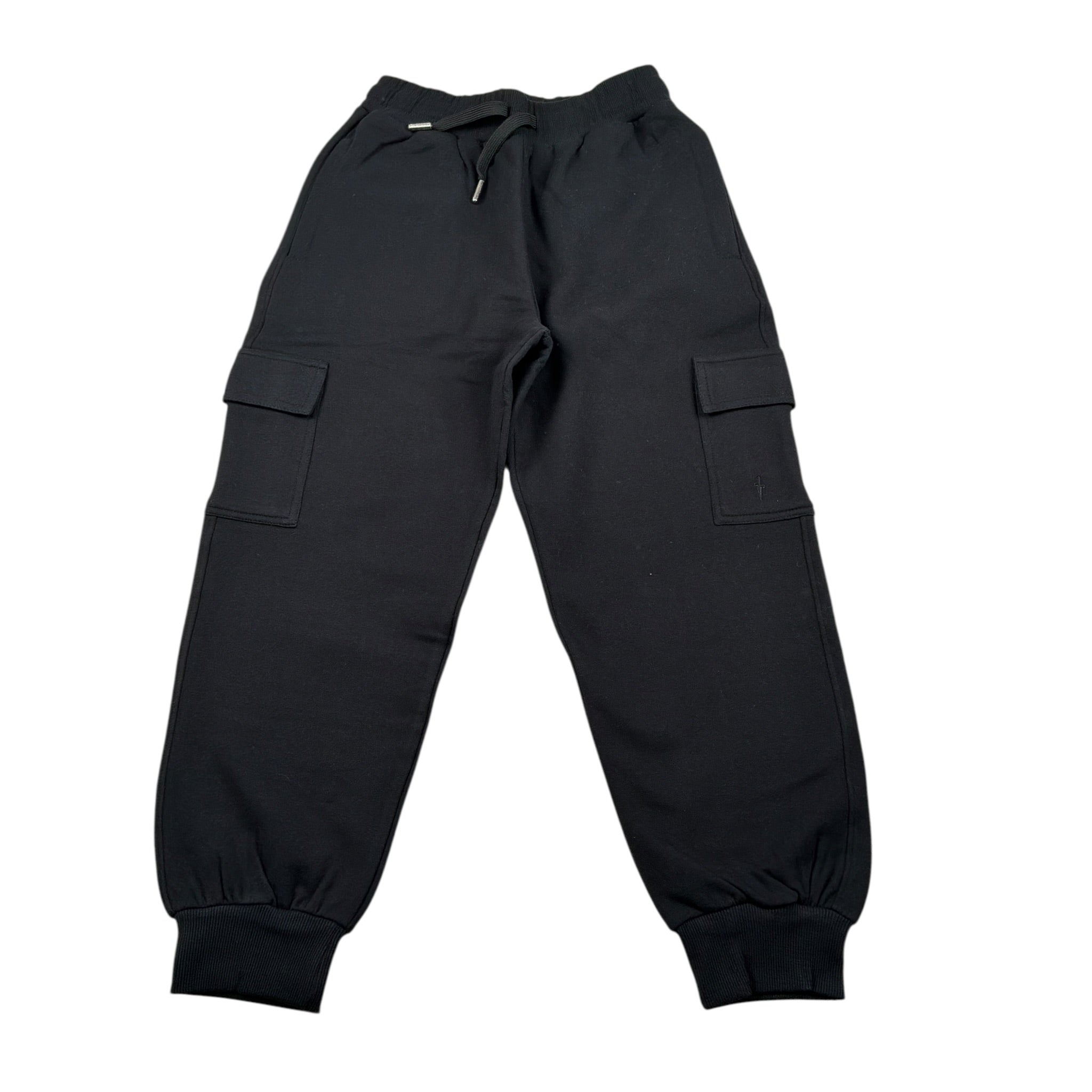 Cesare Paciotti Pantalone tinta unita con Alstico In Vita Nero per Bambino PFP6301JX NERO CESARE PACIOTTI 
