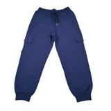 Cesare Paciotti Pantalone tinta unita con Alstico In Vita Blu per Bambino PFP6301JXX BLU CESARE PACIOTTI 