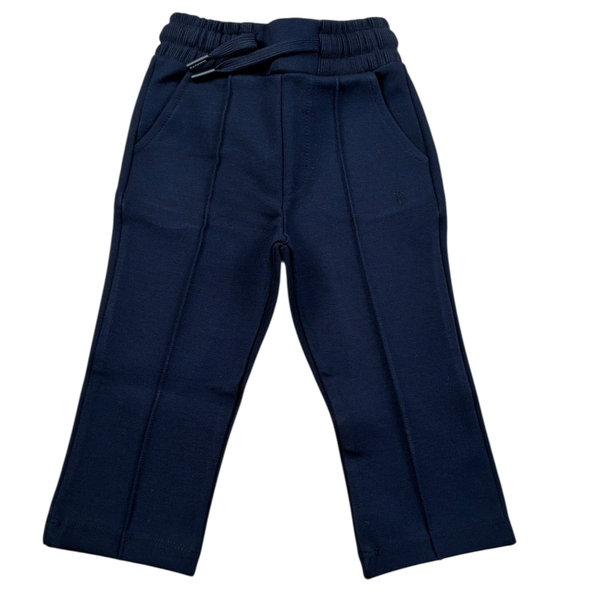 Cesare Paciotti Pantalone tinta unita con Elastico In Vita Blu per Neonato PFP6352B BLU CESARE PACIOTTI 