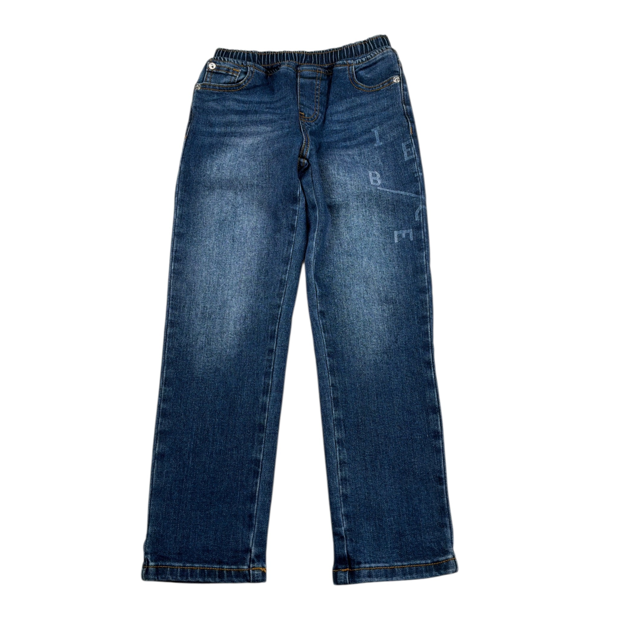 Cesare Paciotti Jeans tinta unita con Elastico In Vita Blu per Bambino PTICE6315B BLU CESARE PACIOTTI 