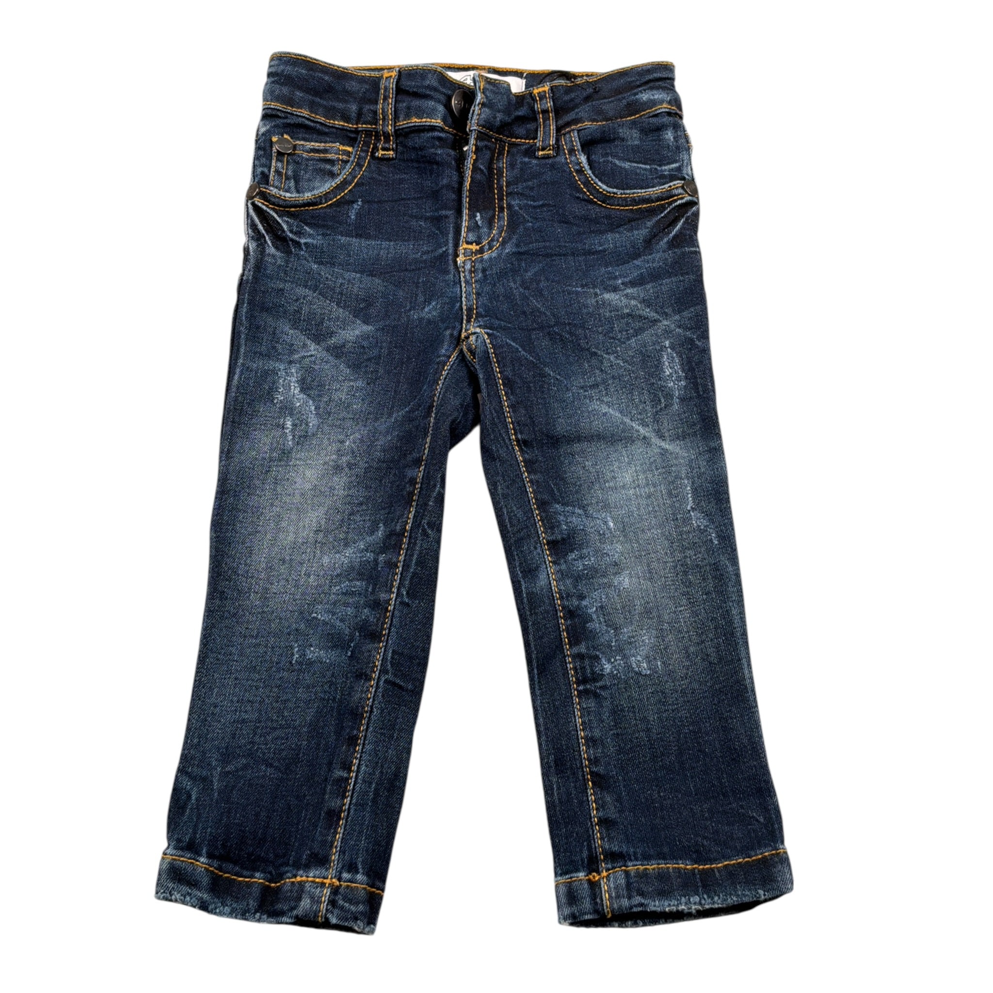 Cesare Paciotti Jeans tinta unita con Girovita Regolabile Blu per Neonato PTP1125B BLU CESARE PACIOTTI 