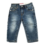 Cesare Paciotti Jeans tinta unita con Girovita Regolabile Blu per Neonato PTP5366B BLU CESARE PACIOTTI 
