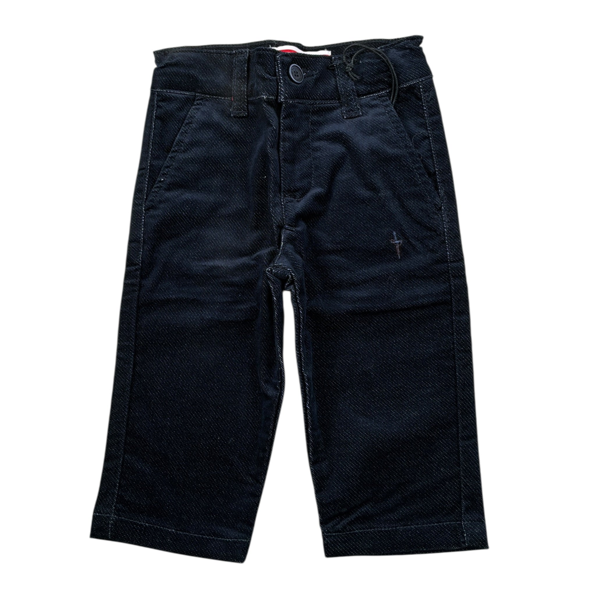 Cesare Paciotti Pantalone tinta unita In Velluto Blu per Neonato PTP6351BN BLU CESARE PACIOTTI 