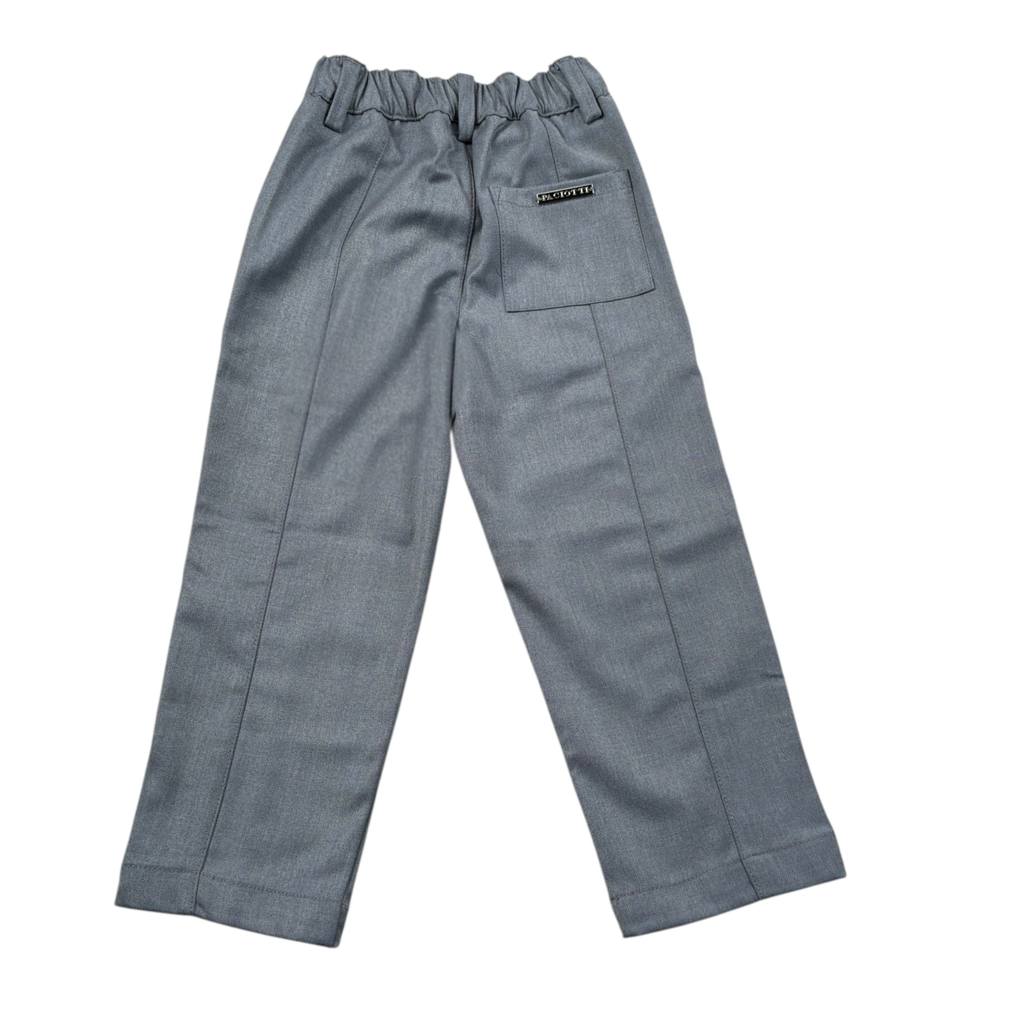 Cesare Paciotti Pantalone tinta unita con Elastico In Vita Grigio per Neonato PTP6357B GRIGIO CESARE PACIOTTI 