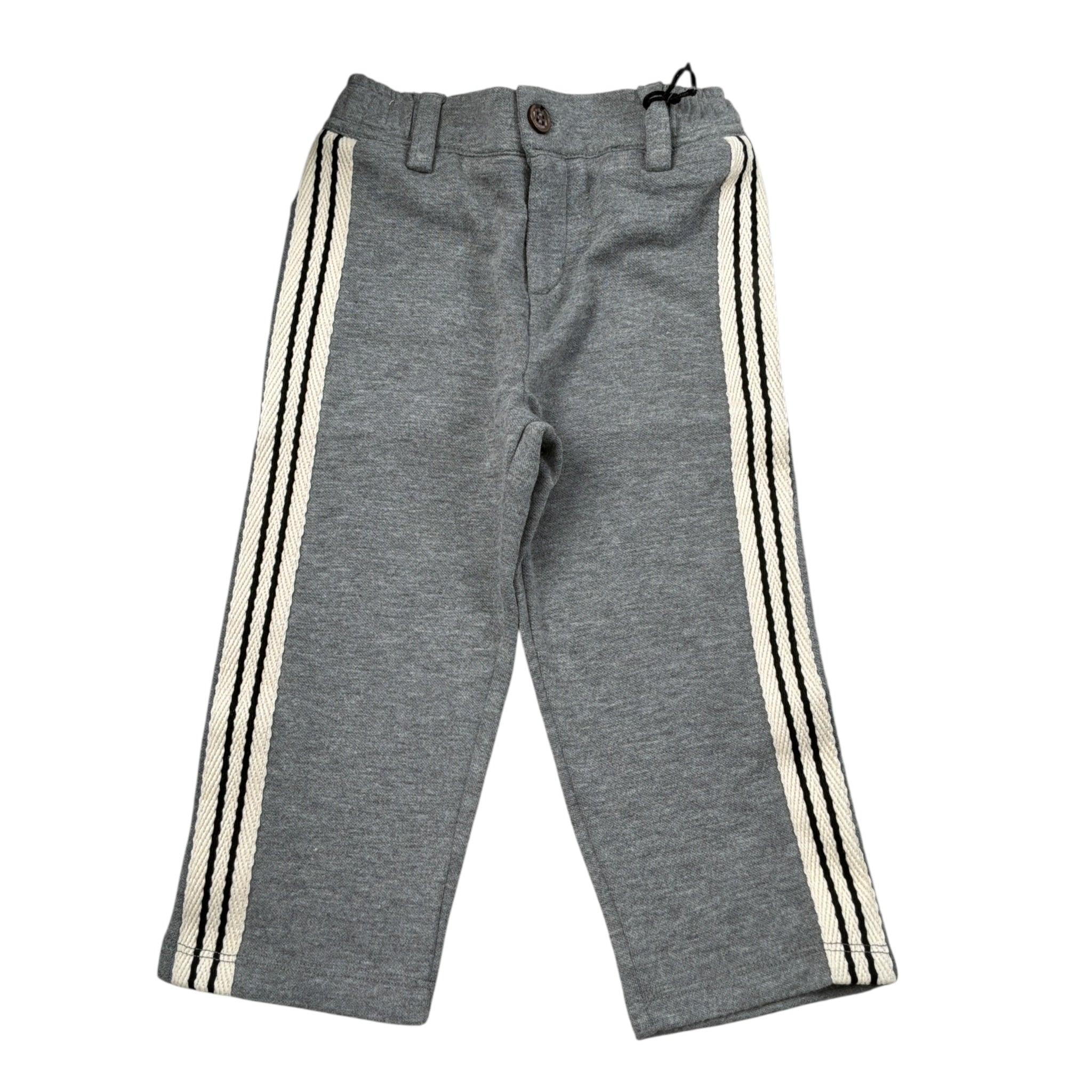 Cesare Paciotti Pantalone tinta unita con Profili In Contrasto Grigio per Neonato PTP6358B GRIGIO CESARE PACIOTTI 