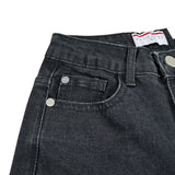 Cesare Paciotti Jeans tinta unita con Girovita Regolabile Nero per Bambino PTP6362J NERO CESARE PACIOTTI 