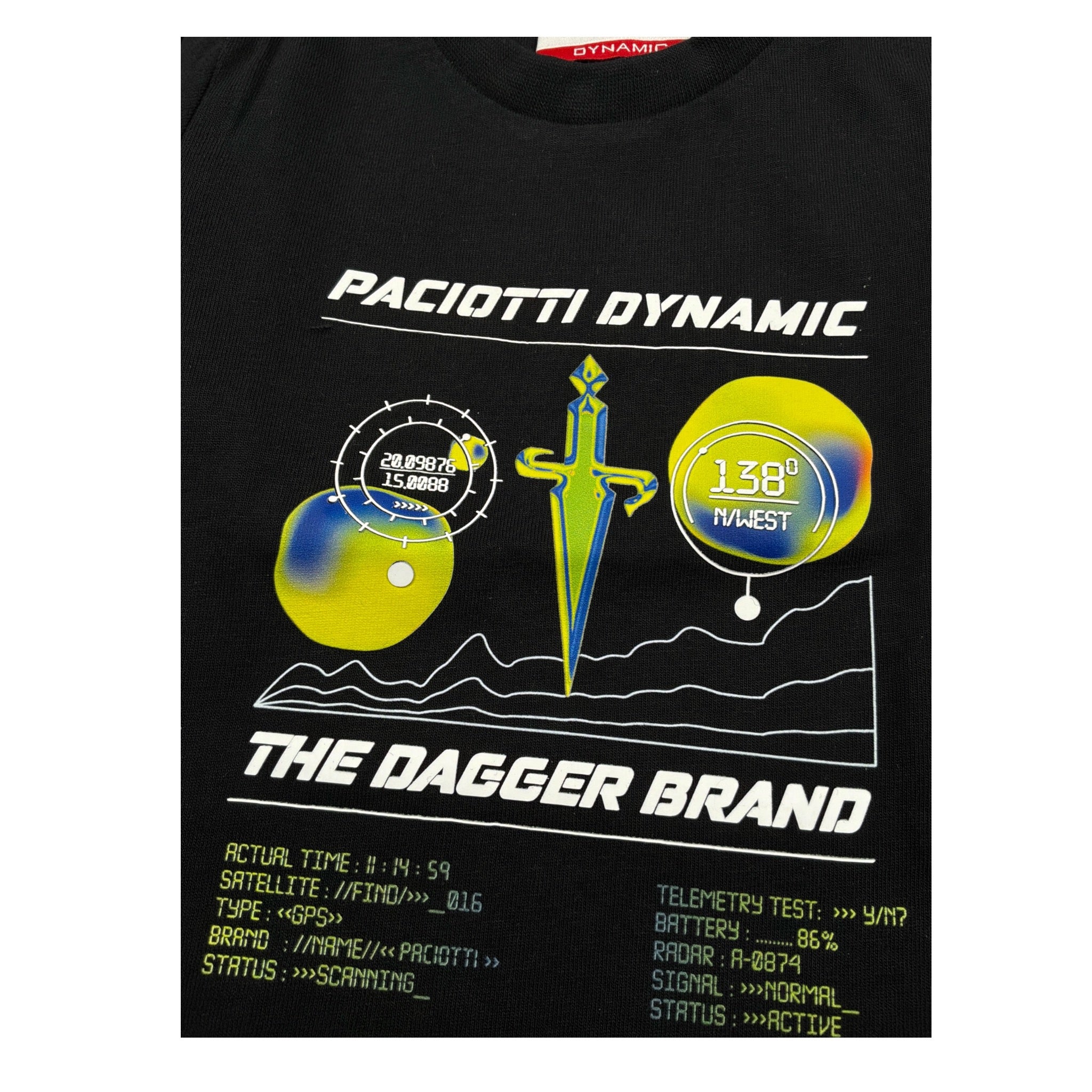 Cesare Paciotti Shirt Girocollo tinta unita con Stampa Nero per Neonato TSP6314B NERO CESARE PACIOTTI 