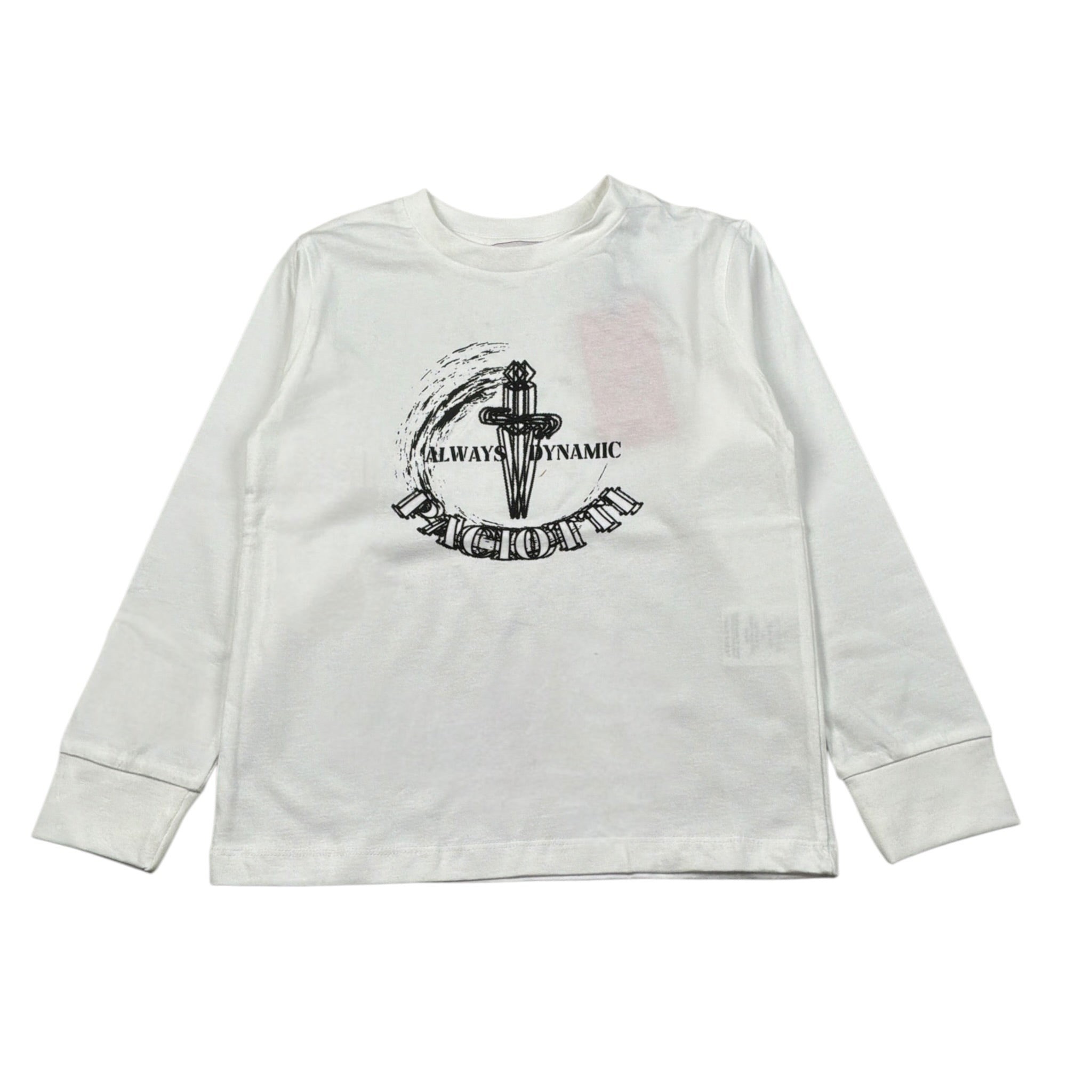 Cesare Paciotti Shirt Girocollo tinta unita con Logo Bianco per Bambino TSP6315JX BIANCO CESARE PACIOTTI 