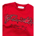 Cesare Paciotti Shirt Girocollo tinta unita con Stampa Rosso per Neonato TSP6317BN ROSSO CESARE PACIOTTI 