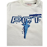 Cesare Paciotti Shirt Girocollo tinta unita con Stampa Bianco per Neonato TSP6320B BIANCO CESARE PACIOTTI 