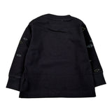 Cesare Paciotti Shirt Girocollo tinta unita con Stampe Nero per Neonato TSP6353BN NERO CESARE PACIOTTI 