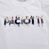 Cesare Paciotti Shirt tinta unita con Stampa Bianco per Neonato TSP6360BX BIANCO CESARE PACIOTTI 