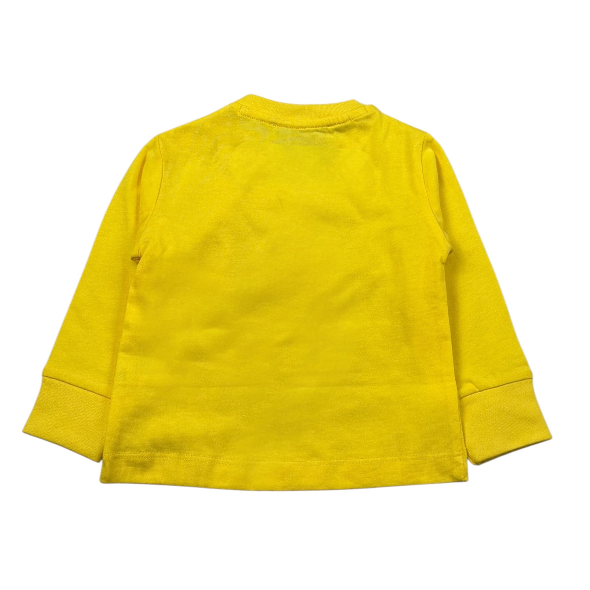 Cesare Paciotti Shirt Girocollo tinta unita con Stampa Giallo per Neonato TSP6366B GIALLO CESARE PACIOTTI 