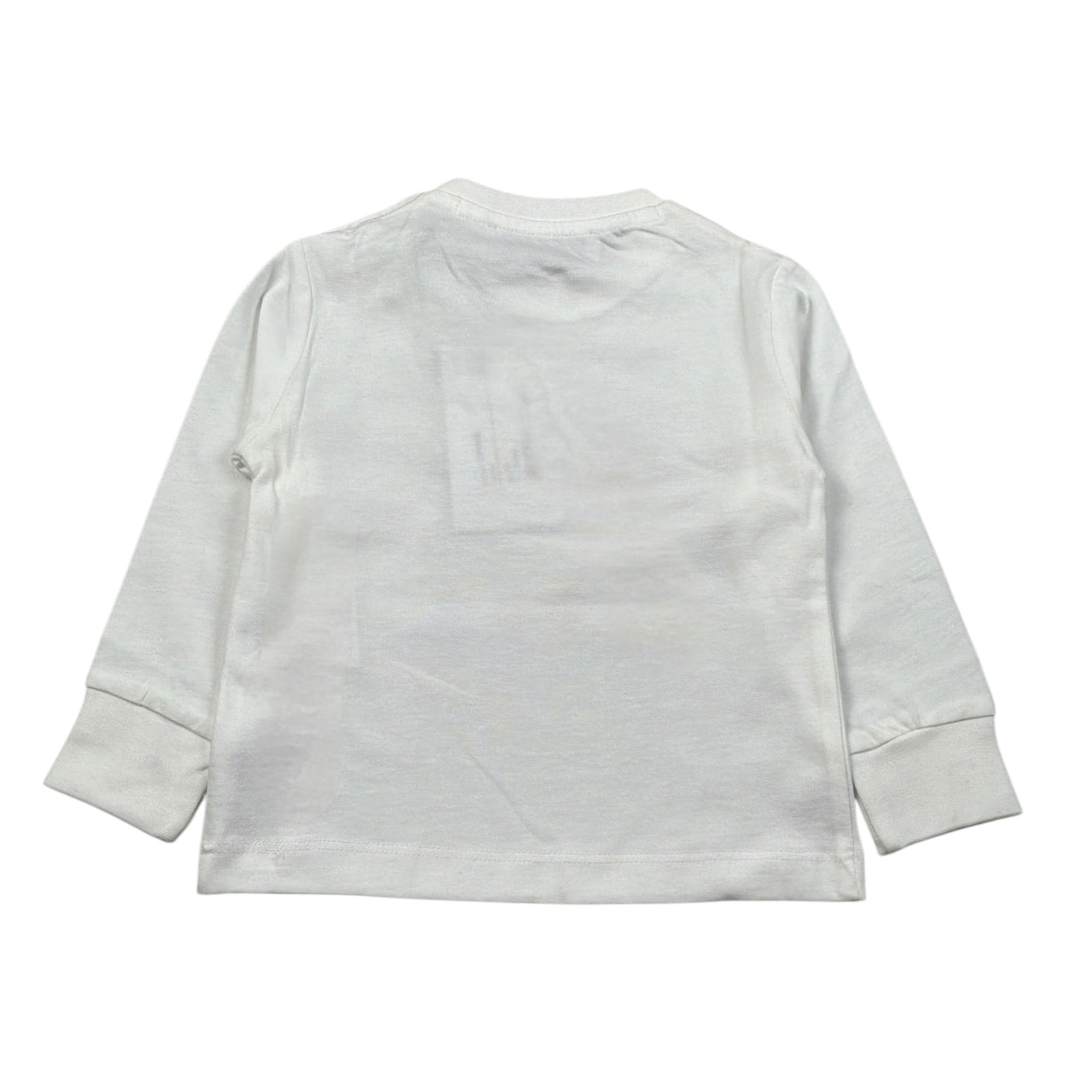 Cesare Paciotti Shirt Girocollo tinta unita con Stampa Bianco per Neonato TSP6366BX BIANCO CESARE PACIOTTI 