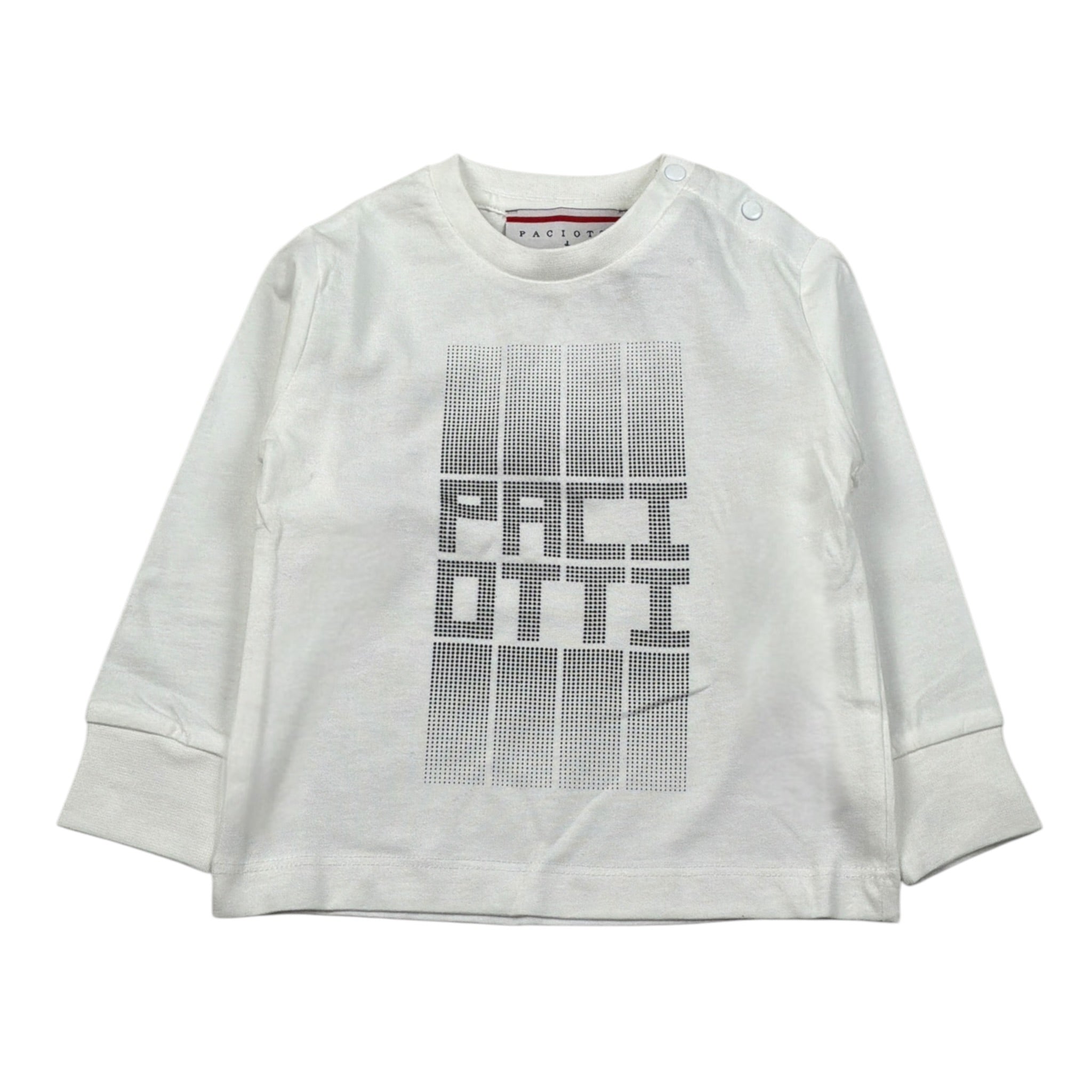 Cesare Paciotti Shirt Girocollo tinta unita con Stampa Bianco per Neonato TSP6366BX BIANCO CESARE PACIOTTI 