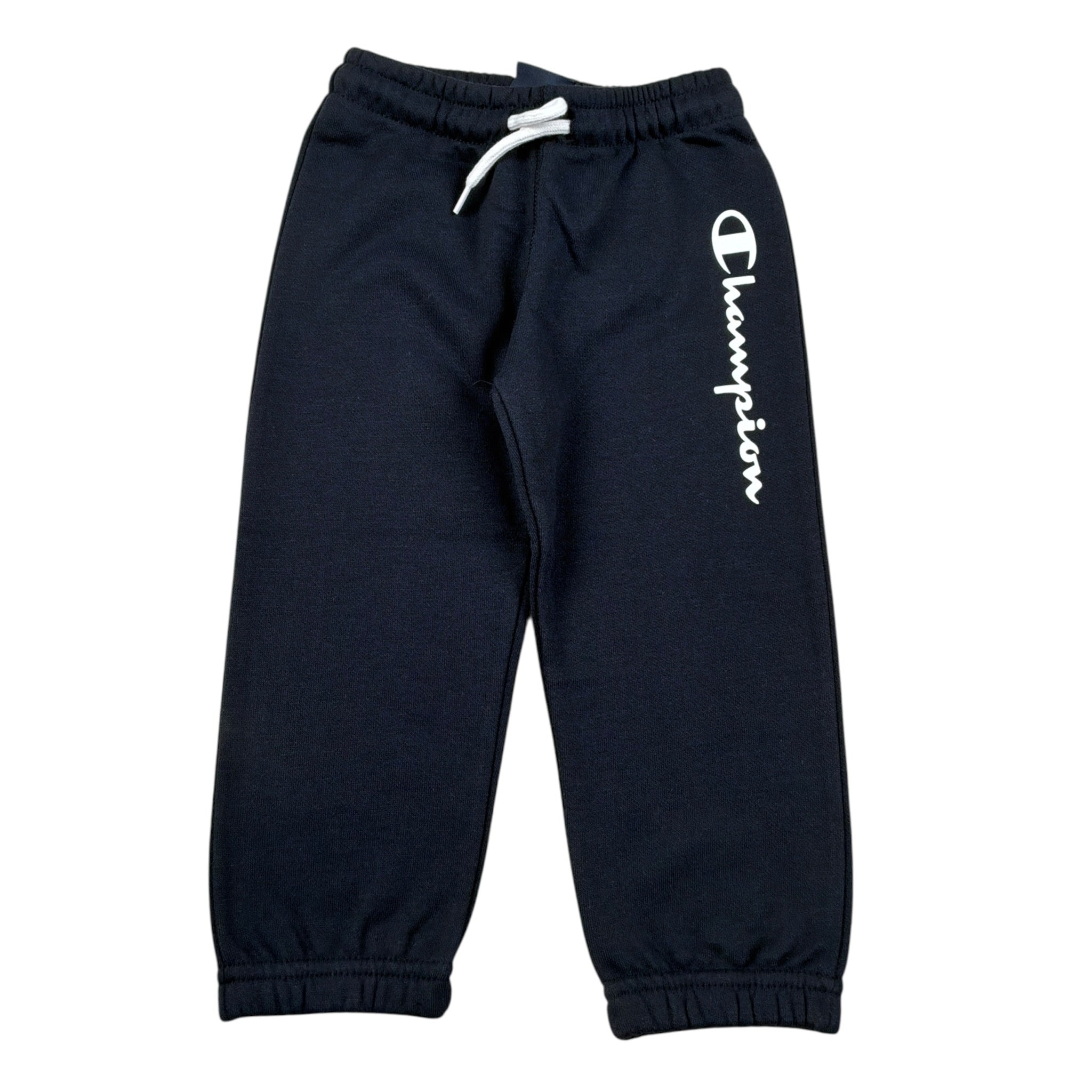 Champion Pantalone Modello Tuta tinta unita con Logo Nero per Bambino 305103J NERO CHAMPION 