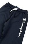 Champion Pantalone Modello Tuta tinta unita con Logo Nero per Bambino 305103J NERO CHAMPION 