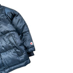 Champion Giubbino tinta unita con Zip E Cappuccio Blu per Neonato 306202 BLU CHAMPION 