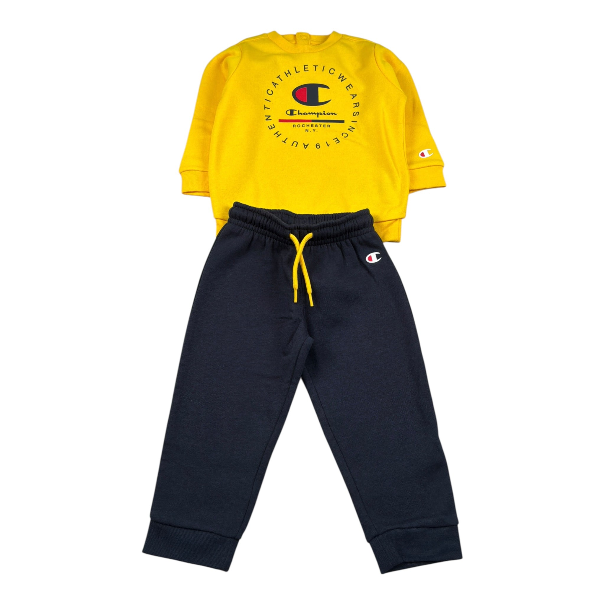 Champion Completo 2Pz Felpa-Pantalone Giallo per Neonato 306847 GIALLO CHAMPION 