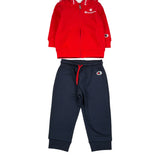 Champion Completo 2Pz Felpa con Zip-Pantalone Rosso per Neonato 306866 ROSSO CHAMPION 