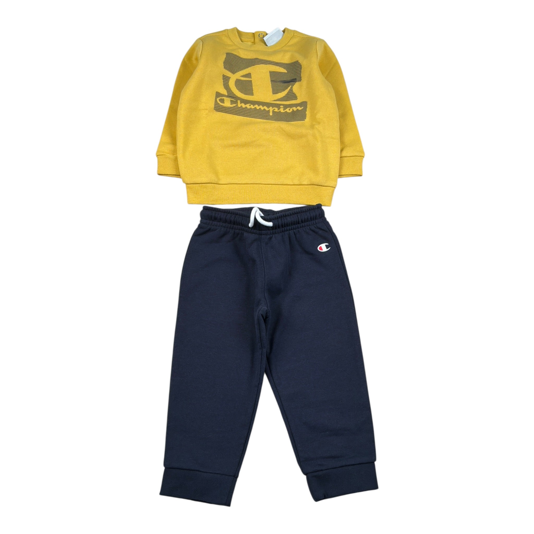 Champion Completo 2Pz Felpa-Pantalone Giallo per Neonato 307268 GIALLO CHAMPION 
