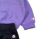 Champion Completo 2Pz Felpa-Pantalone Lilla per Neonata 405335 LILLA CHAMPION 