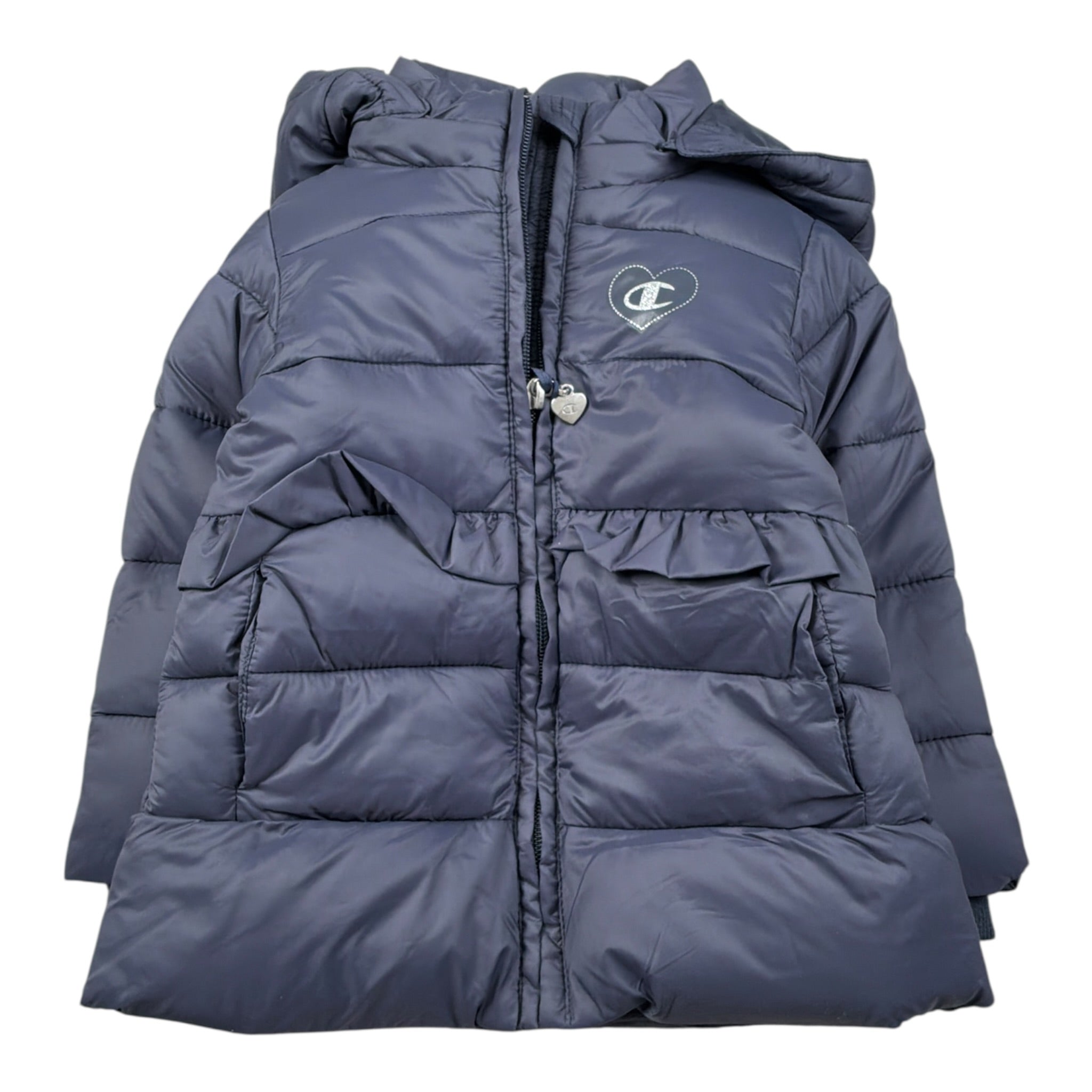 Champion Giubbini tinta unita con Cappuccio Blu per Neonata 501508 BLU CHAMPION 