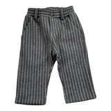 Ciccino Pantalone tinta unita con Fantasia A Righe Grigio per Neonato CCB0292 GRIGIO CICCINO 