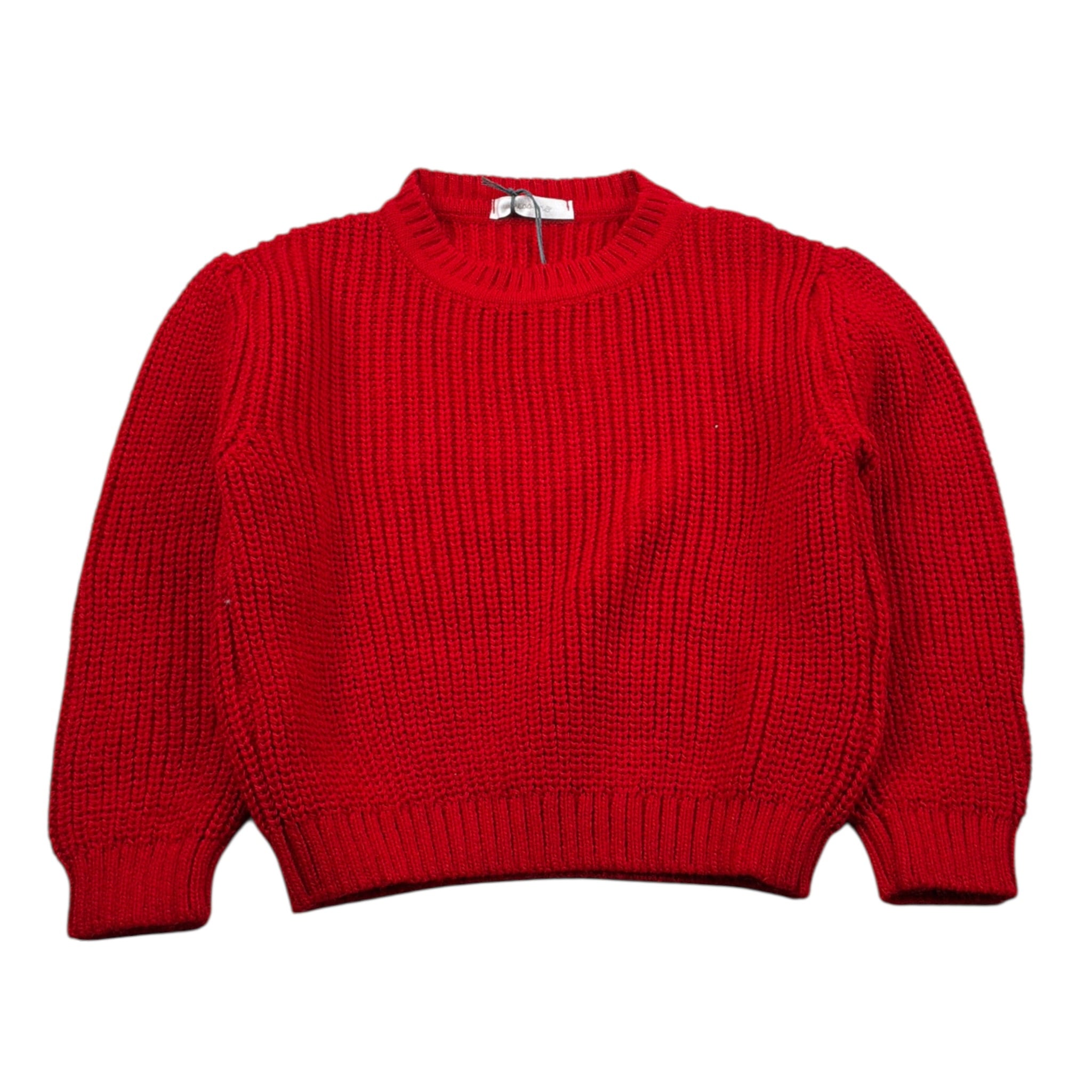Ciccino Maglia Girocollo tinta unita Rosso per Bambina CCB03177 ROSSO CICCINO 