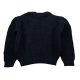 Ciccino Maglia Girocollo tinta unita Blu per Bambina CCB0317J BLU CICCINO 