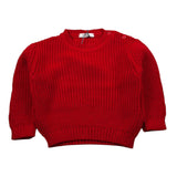 Ciccino Maglia Girocollo tinta unita Rosso per Neonata CCB0317 ROSSO CICCINO 