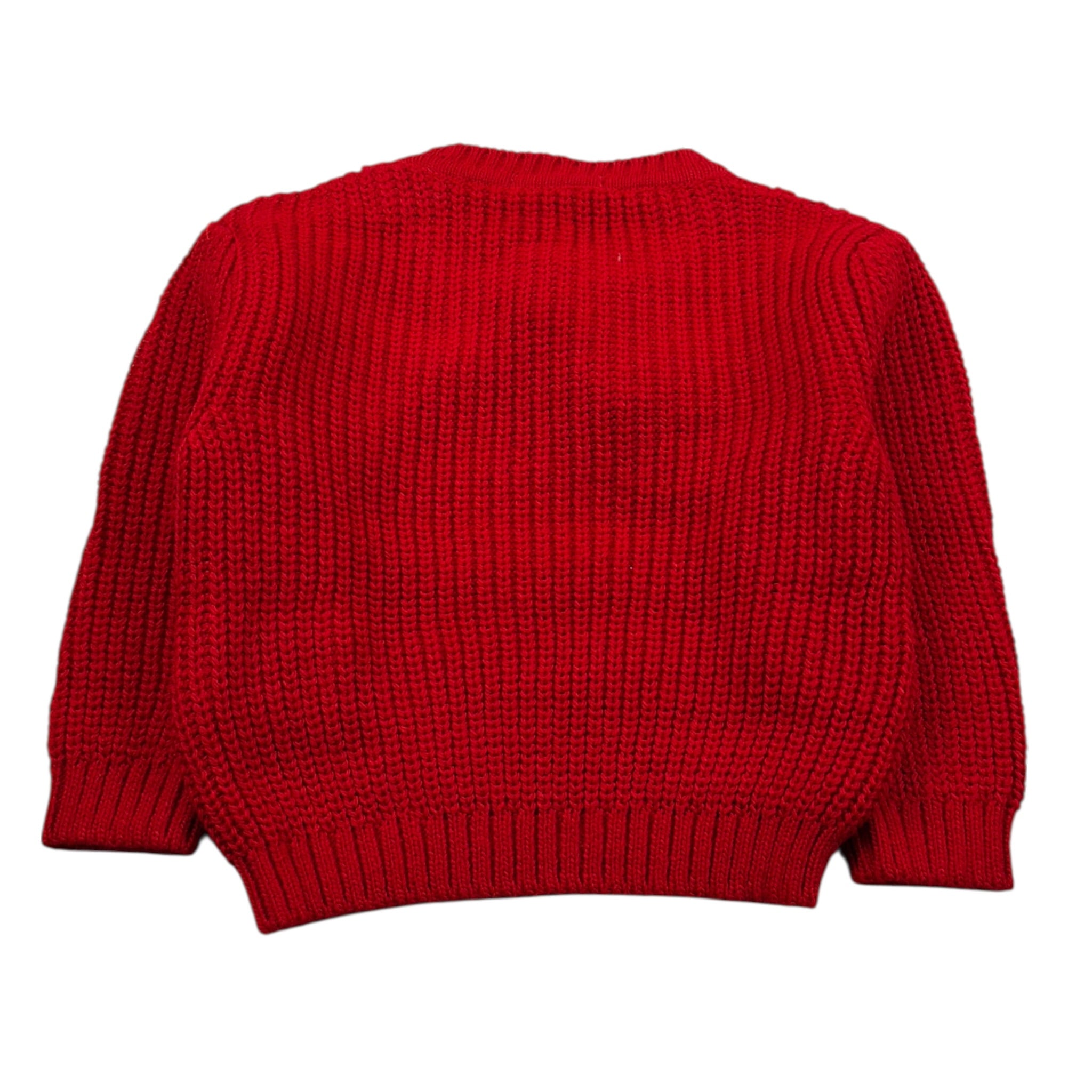 Ciccino Maglia Girocollo tinta unita Rosso per Neonata CCB0317 ROSSO CICCINO 